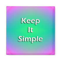 Keep It Simple Fridge Magnets
