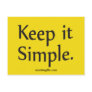 Keep it Simple Post Cards