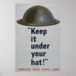 Keep It Under Your Hat, 1944-1945 posters