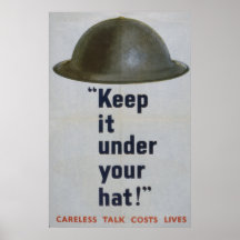 Keep It Under Your Hat, 1944-1945 Poster