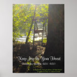 Keep Joy Donation Poster and Framed Canvas Print