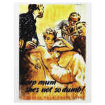 Keep Mum, She's Not So Dumb! Custom Flyer