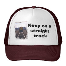 Keep on a straight track hats