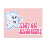 Keep On Brushing postcards