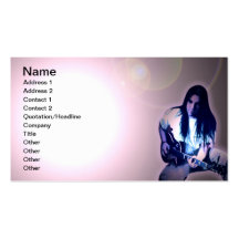 Keep on rockin' business cards