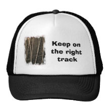 Keep on the right track mesh hats