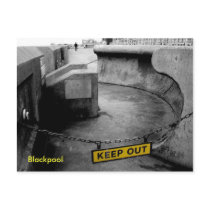 Keep Out - Blackpool Postcards