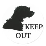KEEP OUT stickers