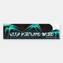 " KEEP PORTLAND WEIRD"--Bumpersticker Bumper Stickers