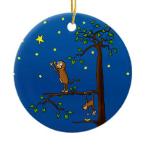 Keep Reaching Monkey Ornament
