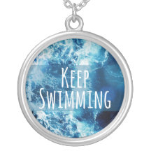 Keep Swimming Ocean Motivational Jewelry