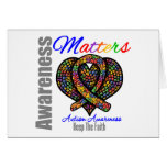 Keep The Faith - Autism Awareness Greeting Card