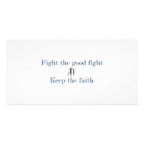 Keep the faith Photo Card