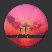 Keep the Faith Sunset magnets