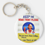 Keep The Home Front Pledge Key Chain