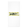 Keep The Tea Hot, And The Powder Dry! Customized Rack Card
