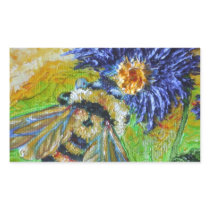 Keep the world sweet Bee Rectangular Sticker