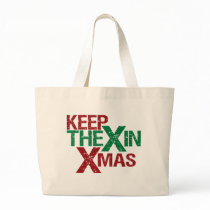 Keep the X in Xmas Canvas Bags