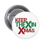 Keep the X in Xmas Button