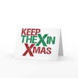 Keep the X in Xmas cards