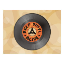 Keep Vinyl Alive Post Cards
