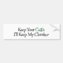 Keep your Cash Bumper Stickers