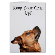 Keep Your Chin Up Greeting Card
