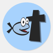 Keep Your Eyes on the Cross Stickers