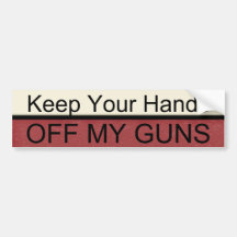 "Keep Your Hands" Bumper Stickers