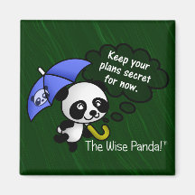 Keep your plans secret for now fridge magnets