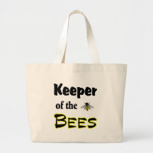 keeper of the bees tote bag