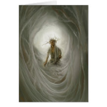 Keeper of the Forrest Light Greeting Card