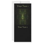 Keepers of the Emerald. Fractal. Green. Add text! rack cards
