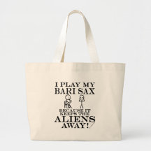 Keeps Aliens Away Bari Sax Bag