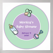 Keepsake Party Poster for Baby Shower