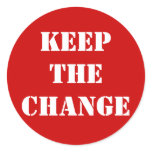 KEEPTHECHANGE stickers