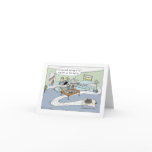 Keeshond "Livingroom Agility" Cartoon cards