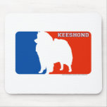 Keeshond Major League Dog Mousepad