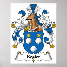 Kegler Family Crest Poster