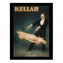 Kellar Levitation 2 Post Card