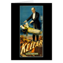 Kellar Levitation Greeting Card