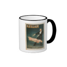 Kellar Levitation Magic Poster #1 Coffee Mugs