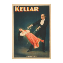 Kellar Levitation Magic Poster #2 Stretched Canvas Prints
