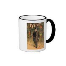 Kellar the Magician with Devils - Vintage Ad Coffee Mugs