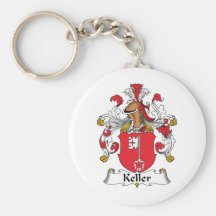 Keller Family Crest Key Chain