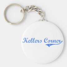 Kellers Corner Massachusetts Classic Design Key Chain