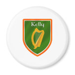 Kelly family crest kelly family name magnets