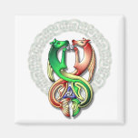 Kelpie frame refrigerator magnet