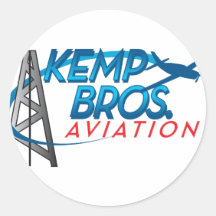 Kemp Bros. Aviation Sticker