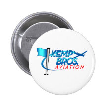 Kemp Brothers Aviation Pinback Button